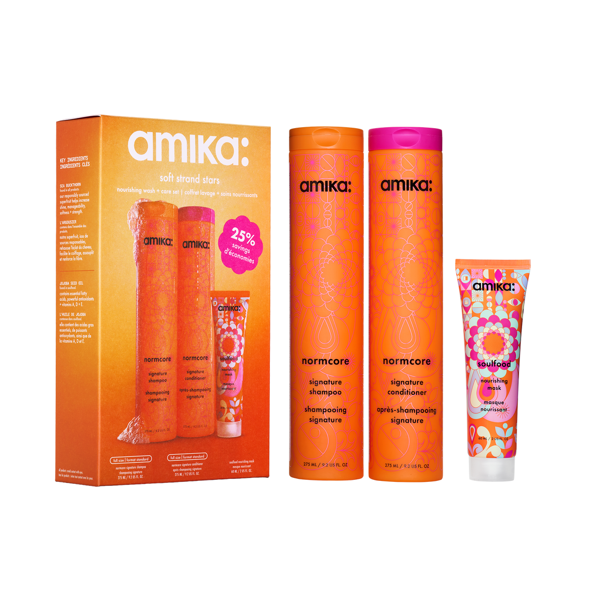 soft strand stars nourishing wash + care set
