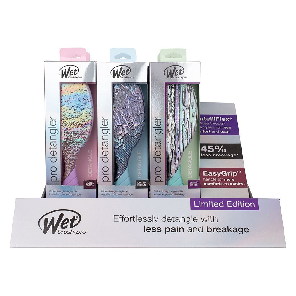 WetBrush Pro Super Slick Detangler Display 9pc