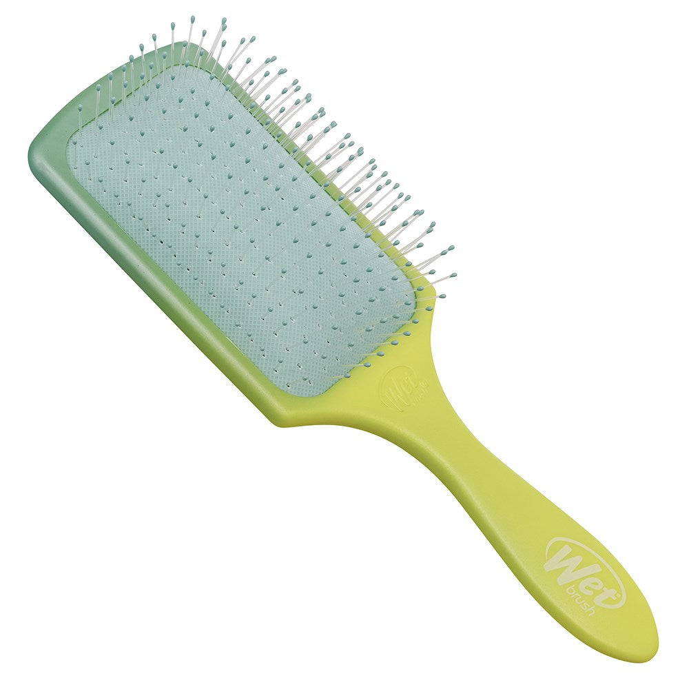 WetBrush Feel Good Ombre Paddle Detangler Green