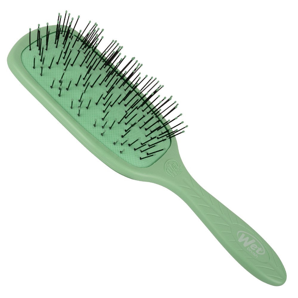 WetBrush Go Green Thick Hair Paddle Detangler Green