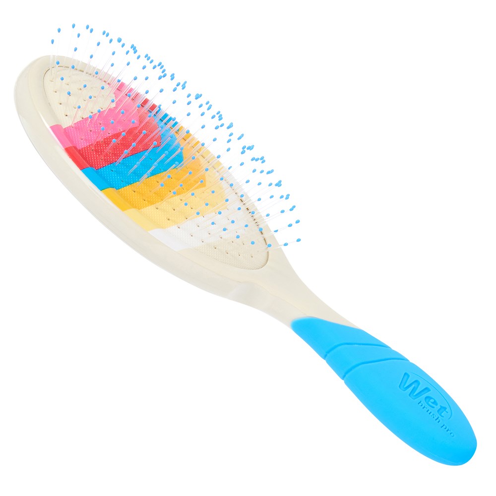 WetBrush Pro Retro Swirl Detangler Blue