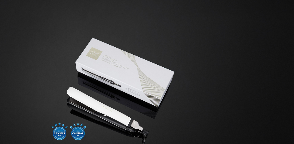 GHD PLATINUM+ PROFESSIONAL HAIR STRAIGHTENER (26MM PLATE) WHITE