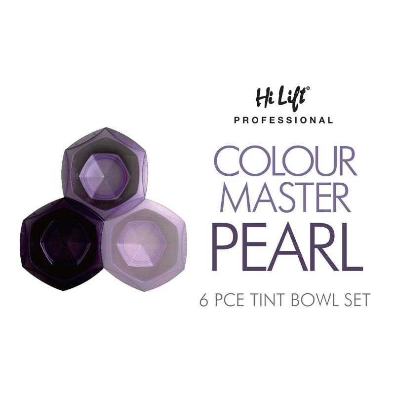 M&U Imports Hi Lift Colour Master Pearl 6pce tint bowl set