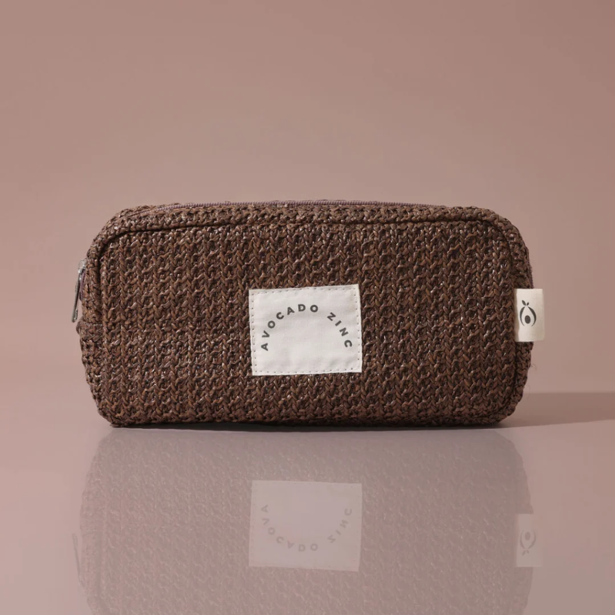 Chocolate Straw Pouch