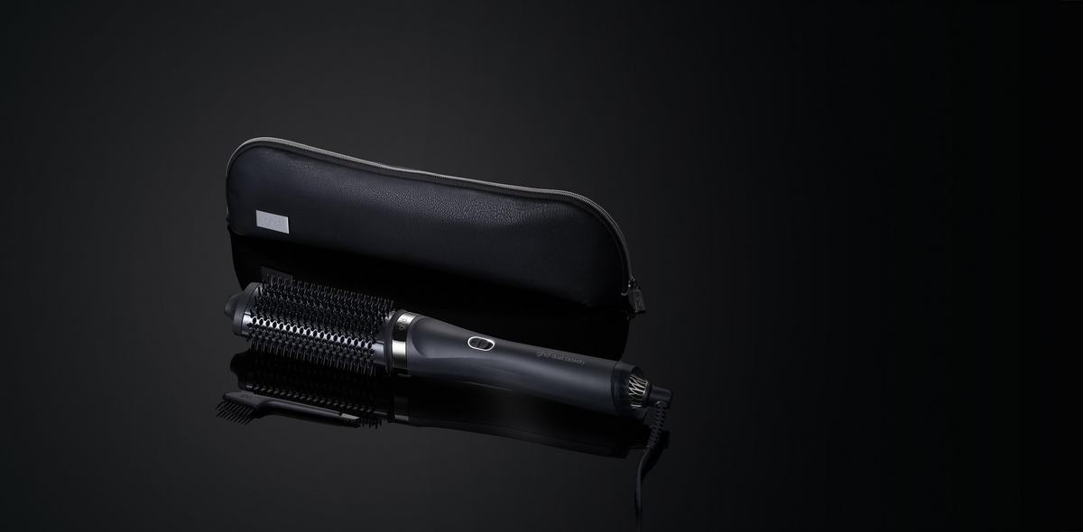 GHD DUET BLOWDRY HAIR DRYER BRUSH IN BLACK