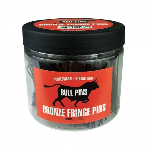 M & U Bull Fringe Pins Bronze 45mm 150g Tub