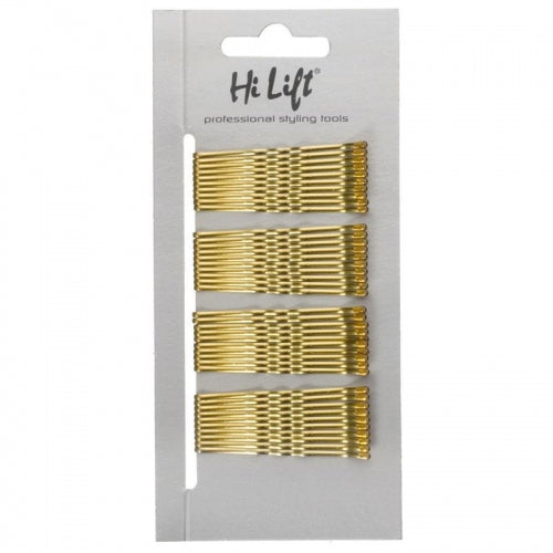 M & U Hi Lift Bobby Pins Gold  40 per Card