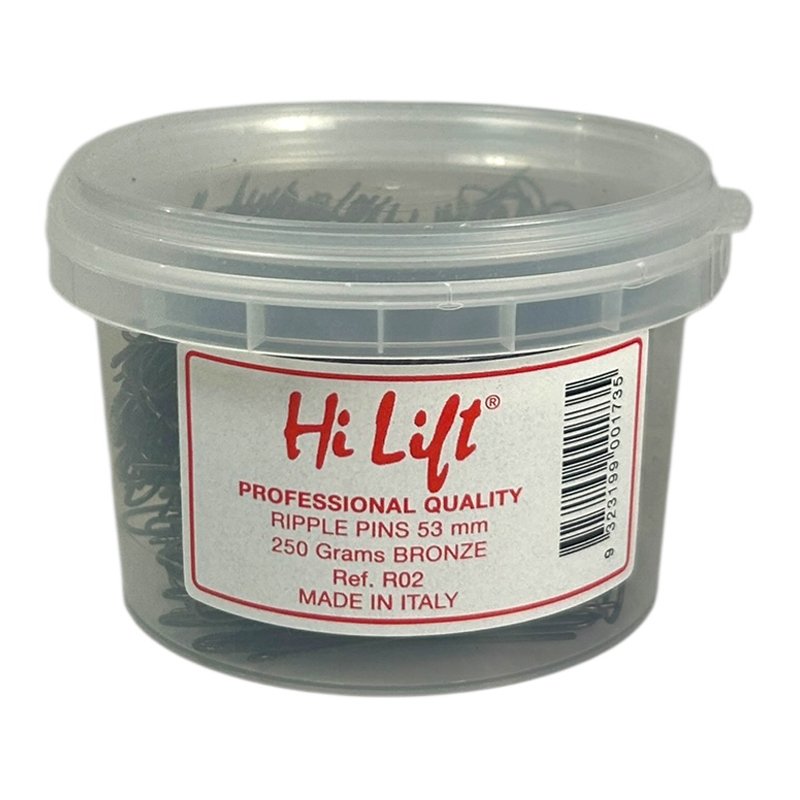 M & U Hi Lift Ripple Pins Bronze 53mm 250g Tub