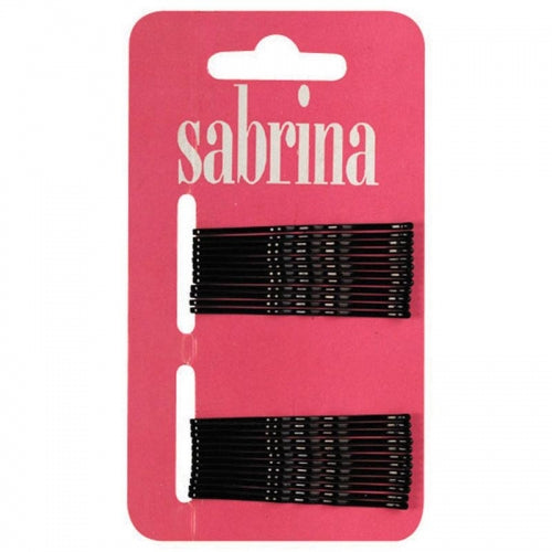 M & U Sabrina Bobby Pins Black  24 per Card