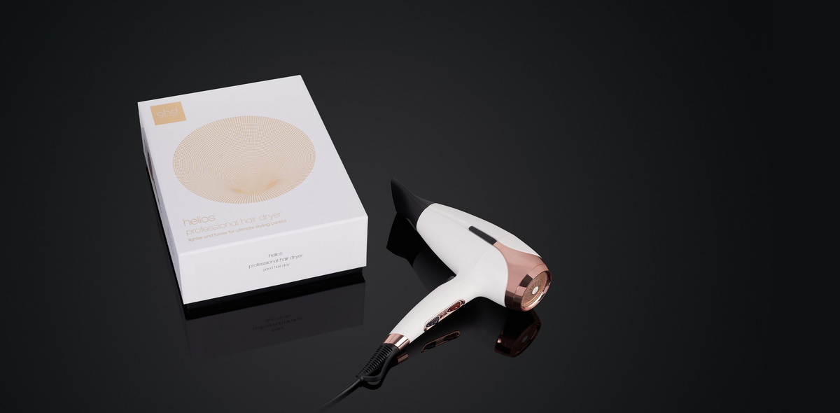 GHD HELIOS HAIR DRYER IN WHITE
