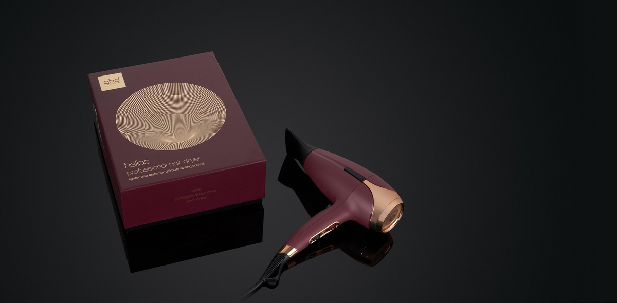 GHD HELIOS HAIR DRYER IN PLUM