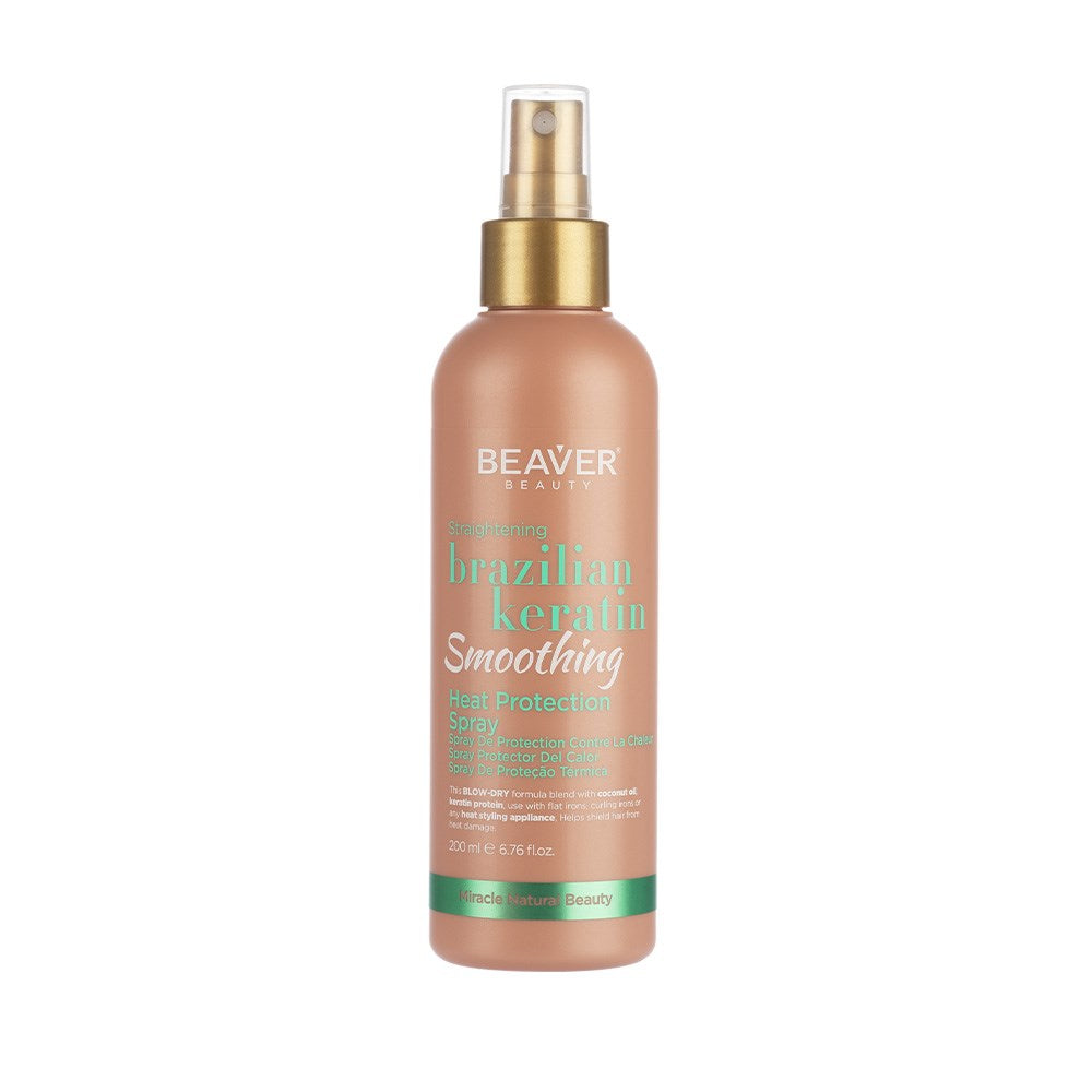Beaver Brazilian Keratin Smoothing Heat Protection Spray 200ml