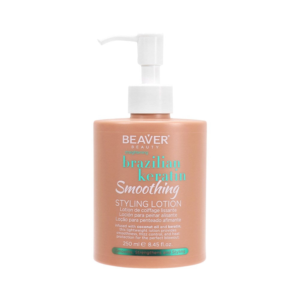 Beaver Brazilian Keratin Smoothing Styling Lotion 250ml
