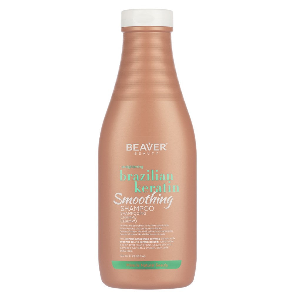 Beaver Brazilian Keratin Smoothing Shampoo 730ml