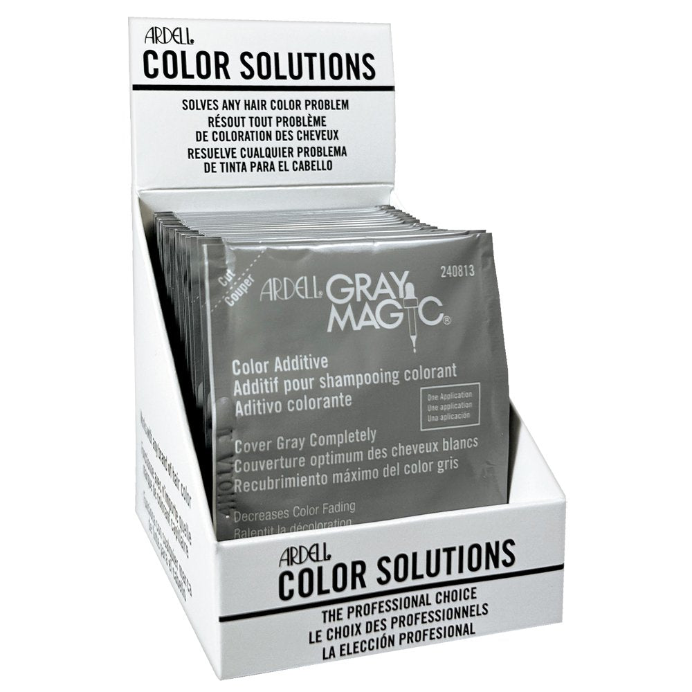 M & U Ardell Color Solutions - Gray Magic - 780571 - (Box 24pcs Sachet Grey)