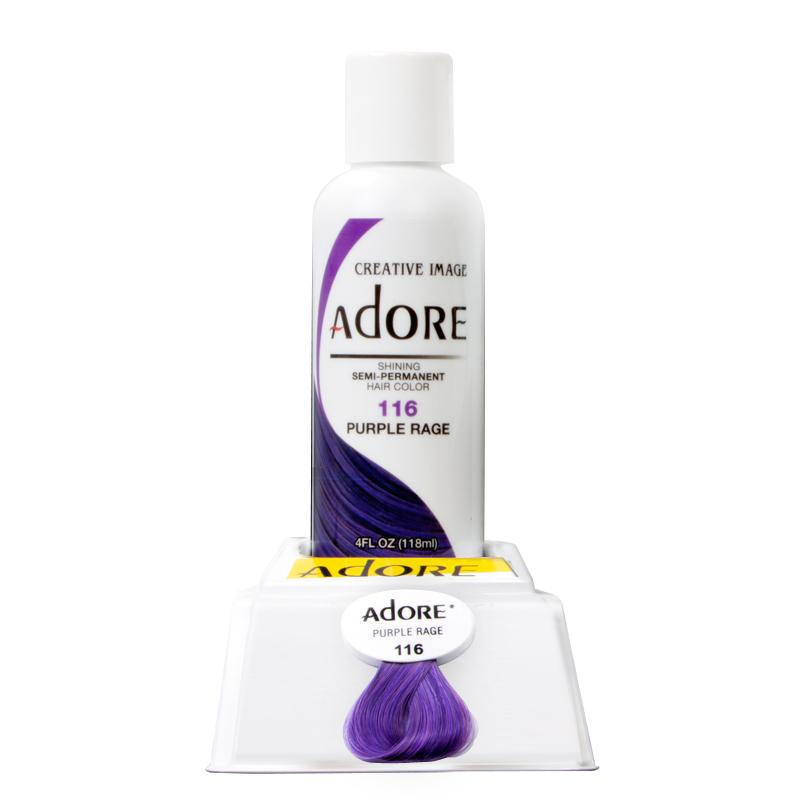 M & U Adore Semi Permanent Hair Color - Purple Rage - 116