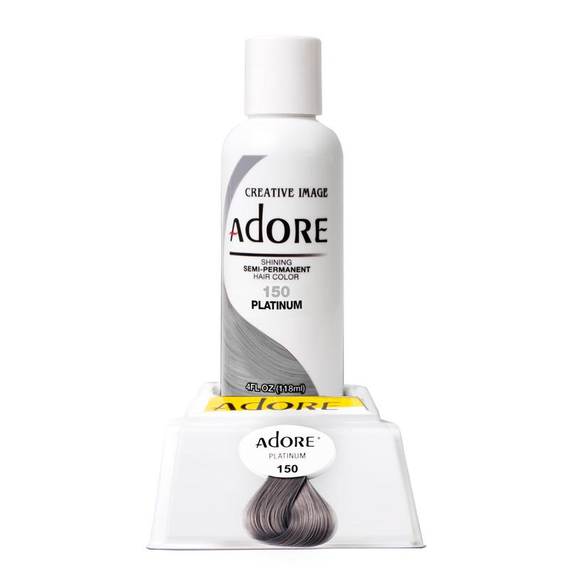 M & U Adore Semi Permanent Hair Color - Platinum - 150