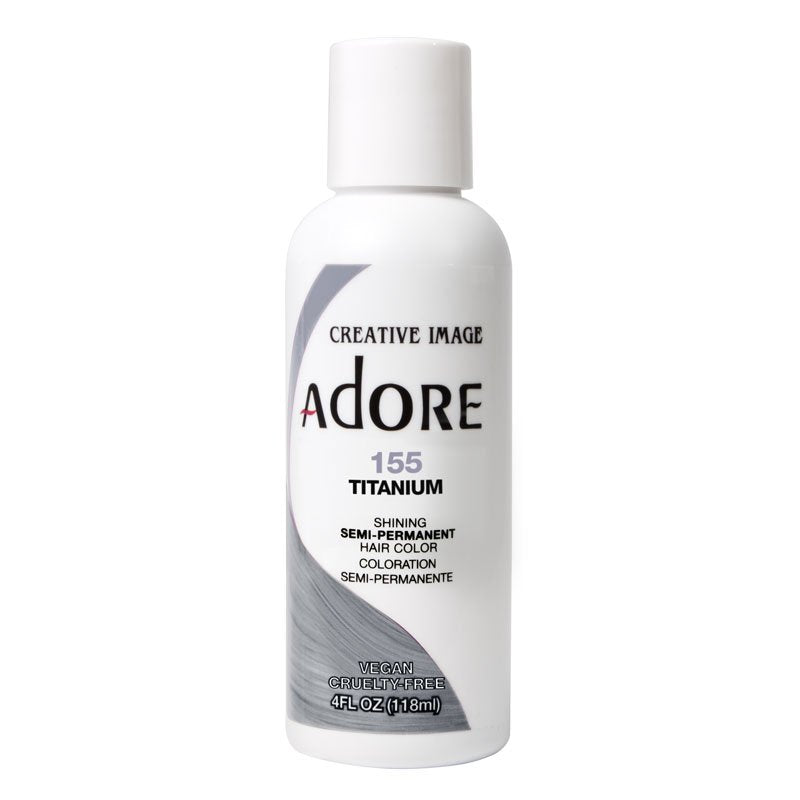 M & U Adore Semi Permanent Hair Color - Titanium - 155