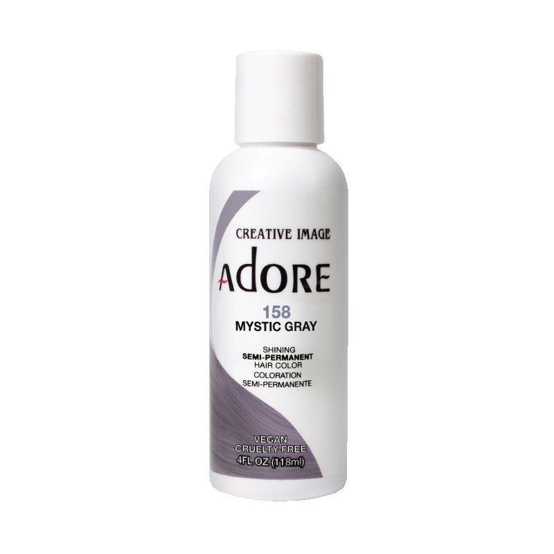 M & U Adore Semi Permanent Hair Color - Mystic Gray - 158