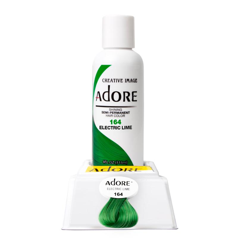 M & U Adore Semi Permanent Hair Color - Electric Lime - 164