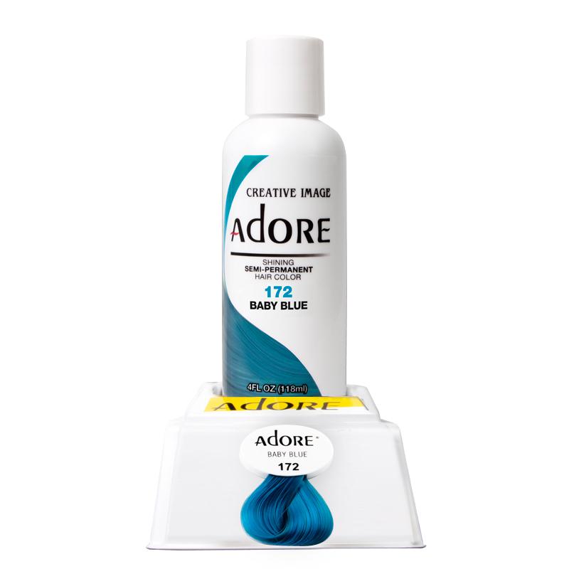 M & U Adore Semi Permanent Hair Color - Baby Blue - 172