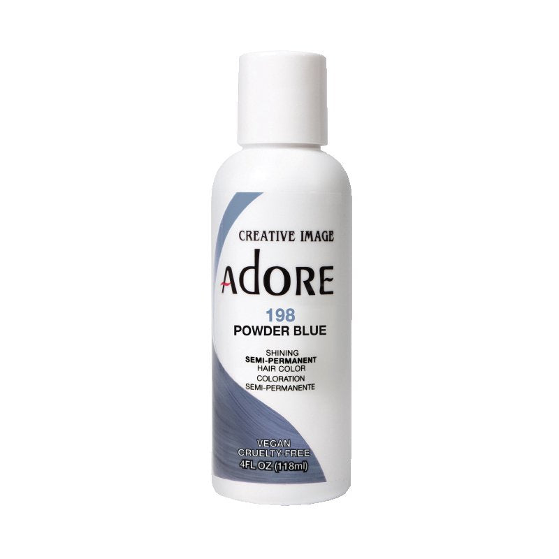 M & U Adore Semi Permanent Hair Color - Powder Blue - 198