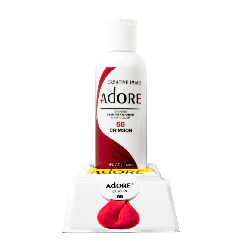 M & U Adore Semi Permanent Hair Color - Crimson - 68
