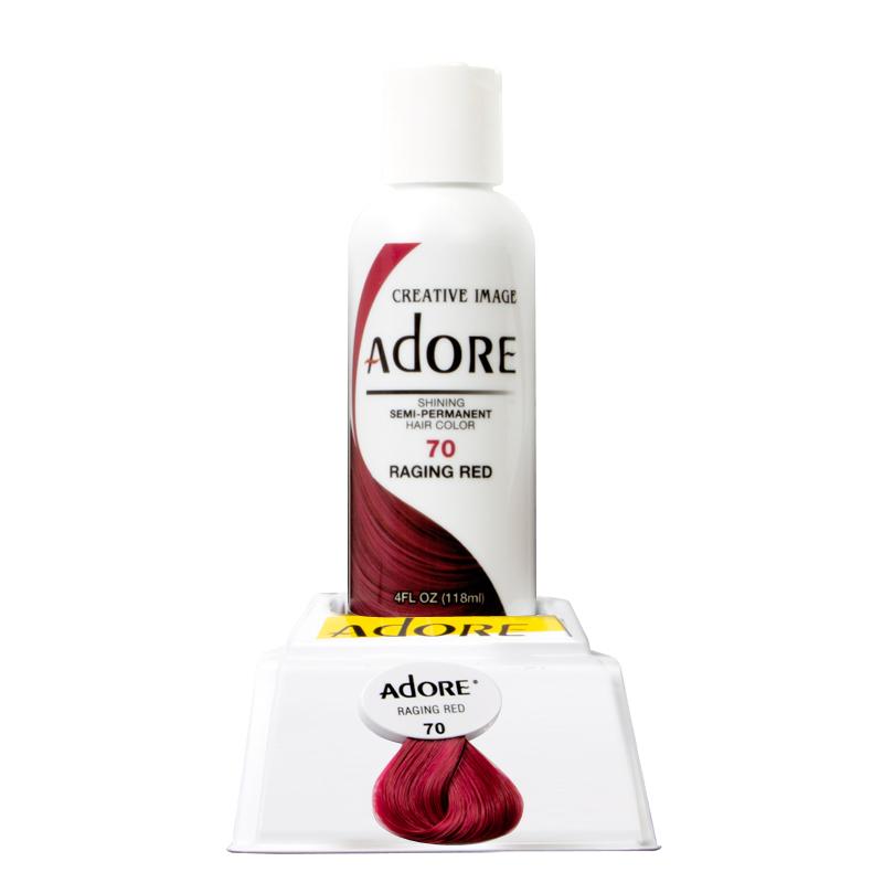 M & U Adore Semi Permanent Hair Color - Raging Red - 70