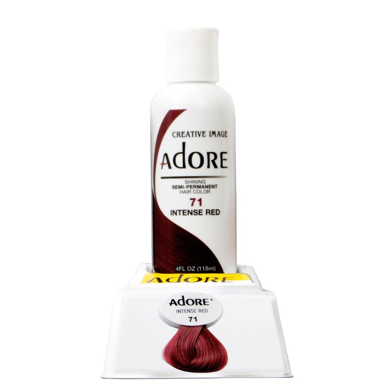 M & U Adore Semi Permanent Hair Color - Intense Red - 71