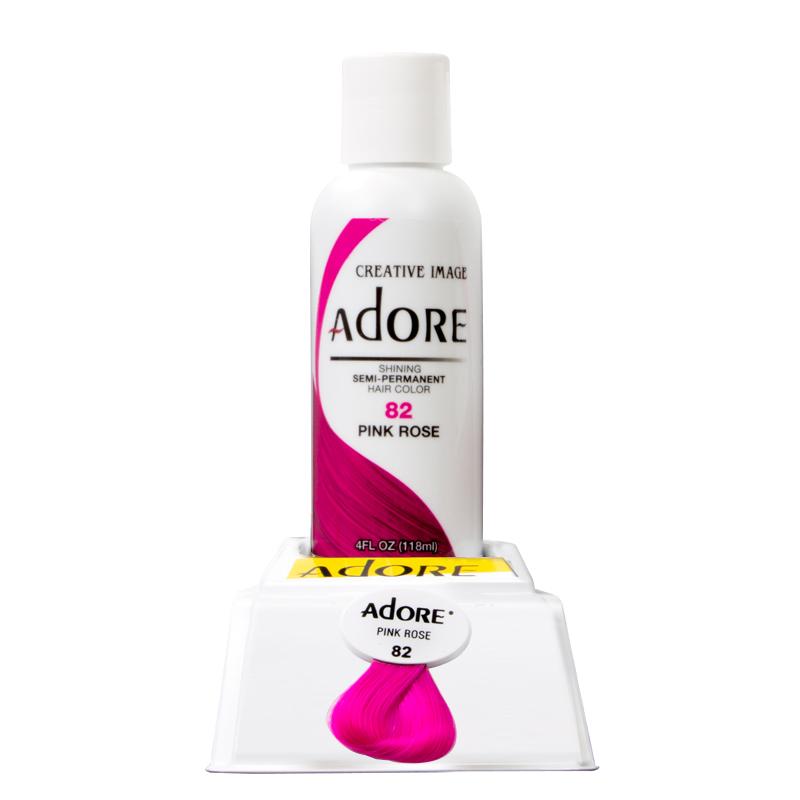 M & U Adore Semi Permanent Hair Color - Pink Rose - 82