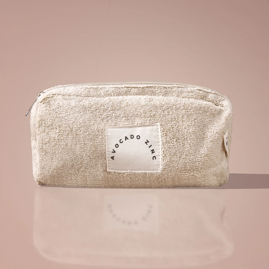 Latte Terry Towelling Pouch