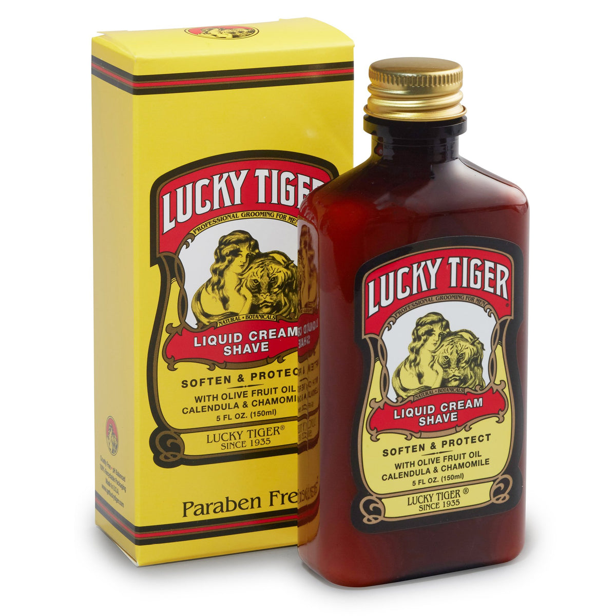 M & U Lucky Tiger Liquid Cream Shave 150ml