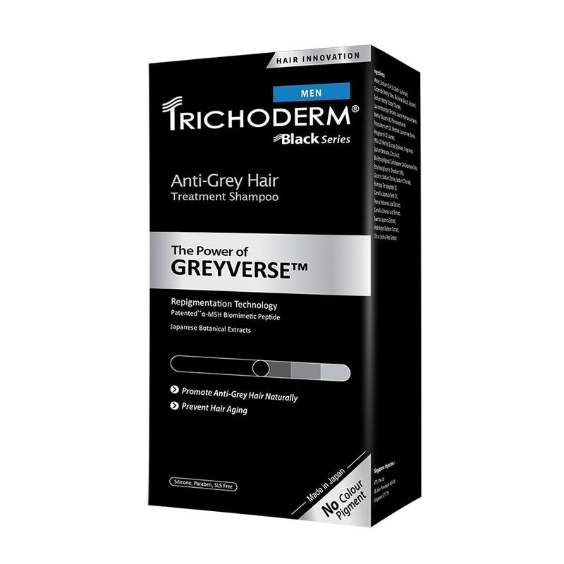 M & U Trichoderm MEN - Anti Grey Hair Treatment Shampoo 200ml