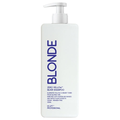 M & U Hi Lift BLONDE Zero Yellow Silver Shampoo 350ml
