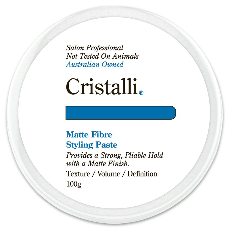 M & U Cristalli Matte Fibre Styling Paste 100g