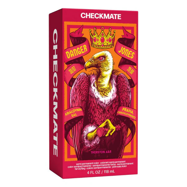 Danger Jones Semi-Permanent Checkmate Hot Red 118ml