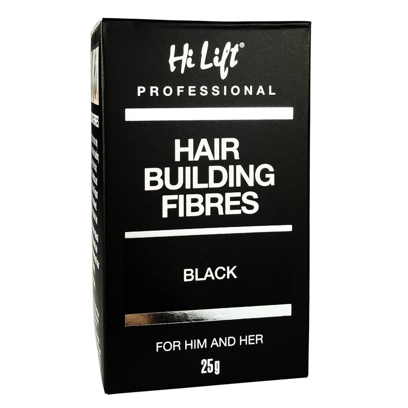 M & U Hi Lift Hair Building Fibres 25g - Black