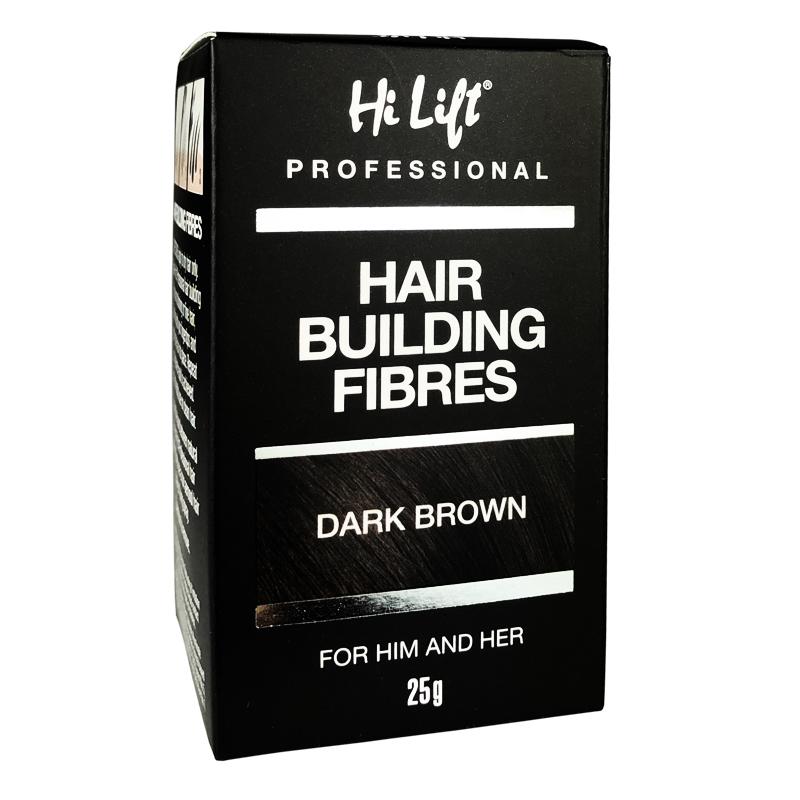 M & U Hi Lift Hair Building Fibres 25g - Dark Brown