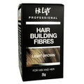 M & U Hi Lift Hair Building Fibres 25g - Light Brown