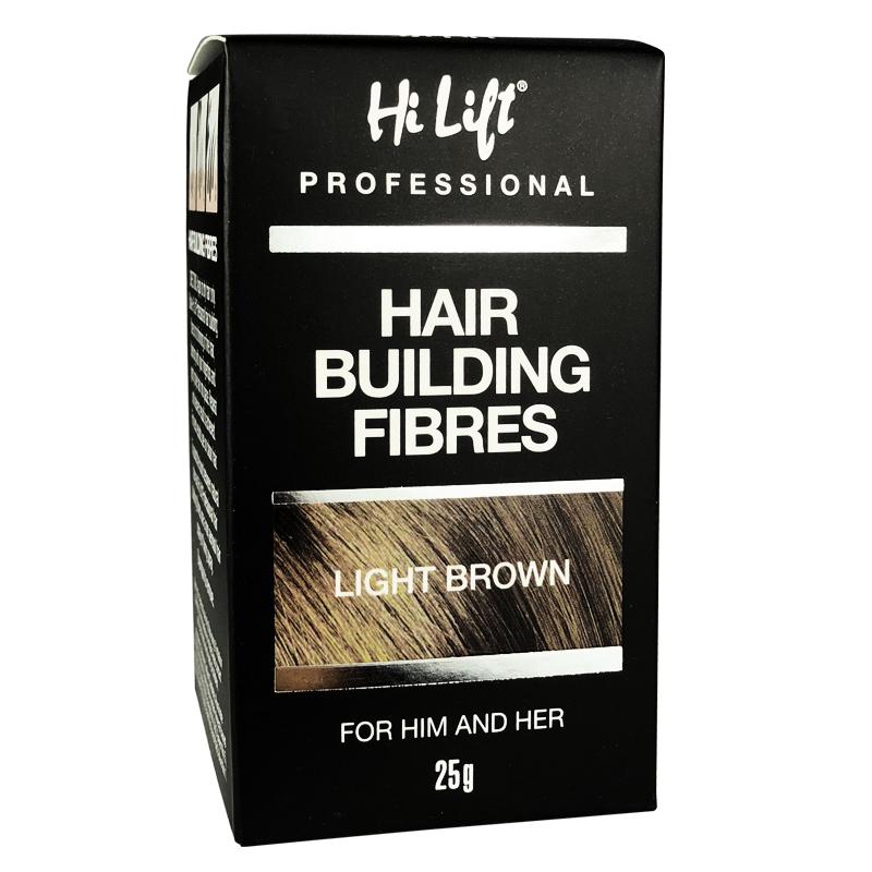 M & U Hi Lift Hair Building Fibres 25g - Light Brown