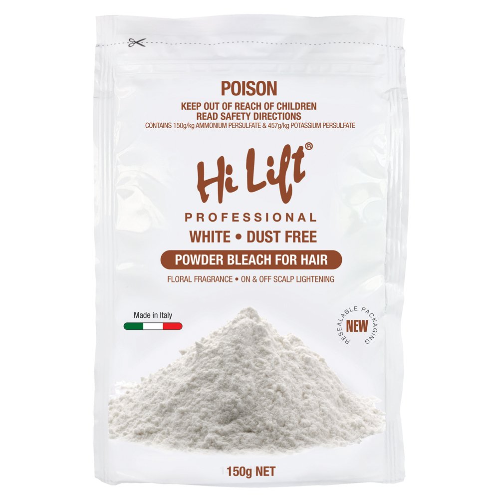 M & U Hi Lift Powder Bleach White POUCH 150gP X