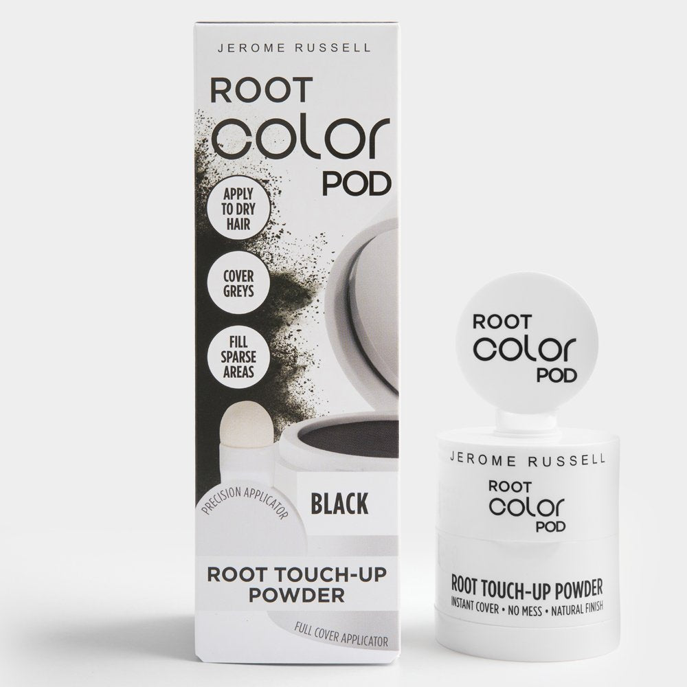 M & U Jerome Russell Root Color Pod - Root Touch Up Powder - Black 4g