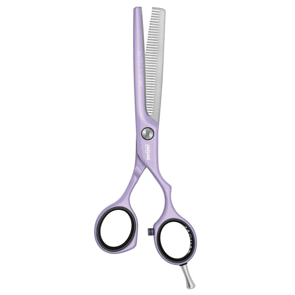 M & U Jaguar Pastell Plus Offset 40 Lavender 5.5" Hairdressing Thinning Scissor