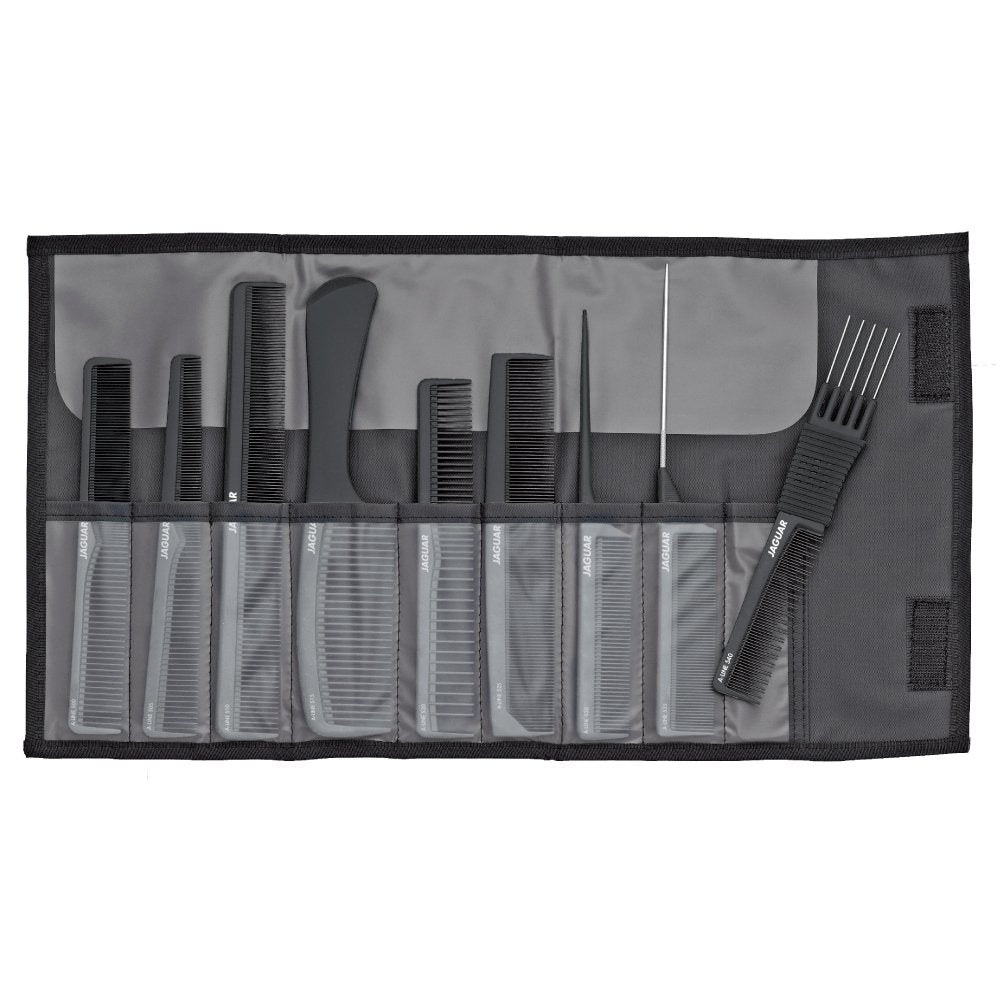 M & U Jaguar Comb Set Black 9pcs