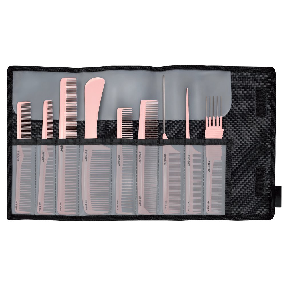 M & U Jaguar Comb Set Pink 9pcs