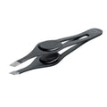 M & U Kiepe Ergo Tech Evolution Slant Tweezer with Rubber Finger Pad