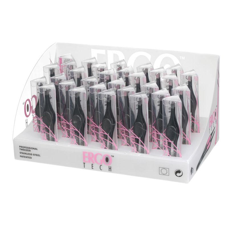 M & U Kiepe Ergo Tech Evolution Slant Tweezer Stand 30 Pieces