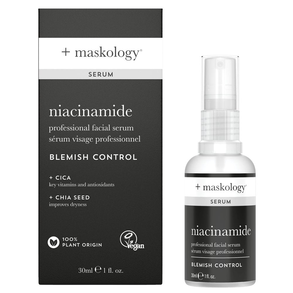 M & U Maskology SERUM Niacinamide Blemish Control - 30ml - BLACK