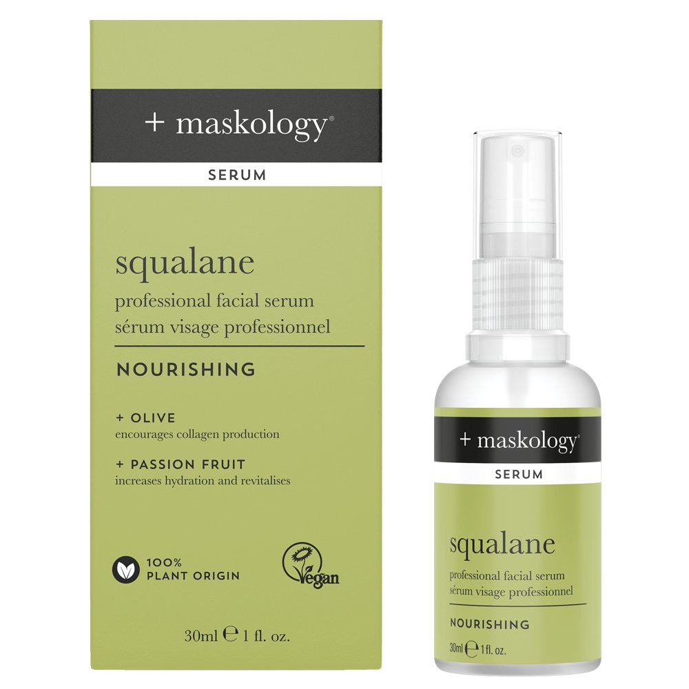 M & U Maskology SERUM Squalane Nourishing - 30ml - GREEN
