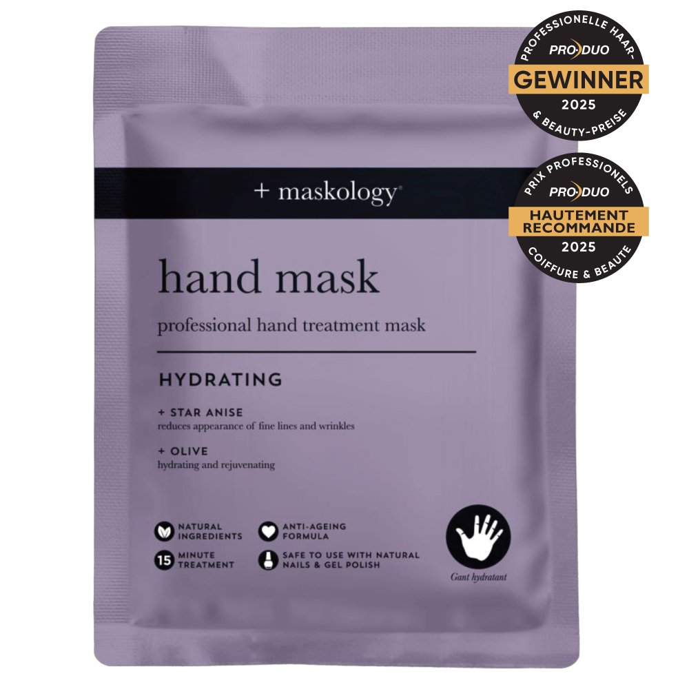 M & U Maskology HAND MASK Professional Hand Treatment Mask - 1 x Single Sachet - LAVENDER